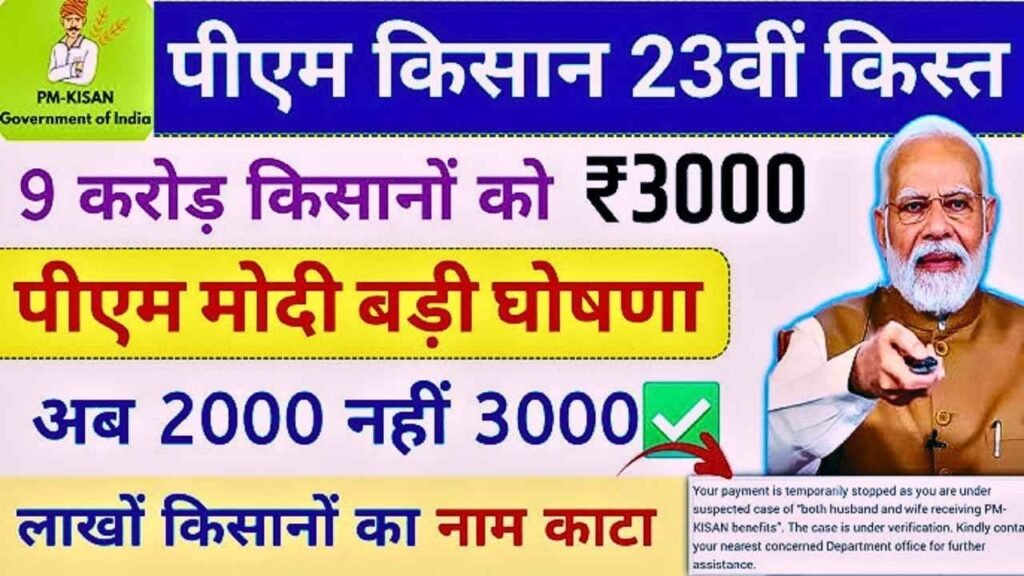 Pm Kisan 23th installment Date 2026